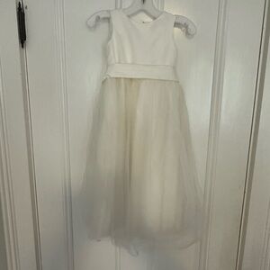 Elegant White Kids Dress